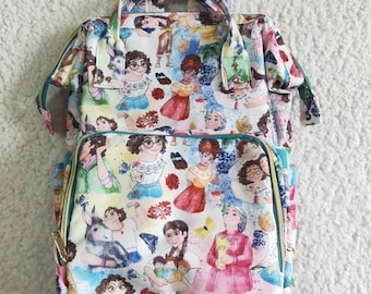 Encanto Diaper Bag, Disney Diaper Bag,Encanto Backpack, Personalized Disney Travel Bag, Diaper Bag, Personalized Bag, Personalized Backpack