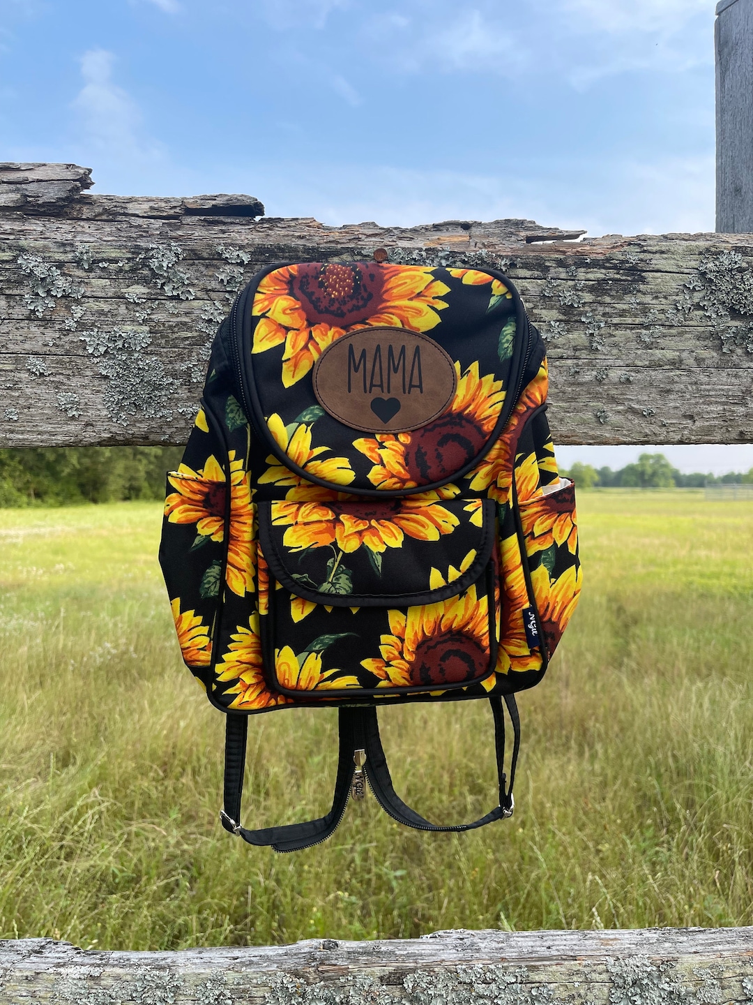 Sunflower Mini Backpack, Personalized Backpack, Personalized Gift