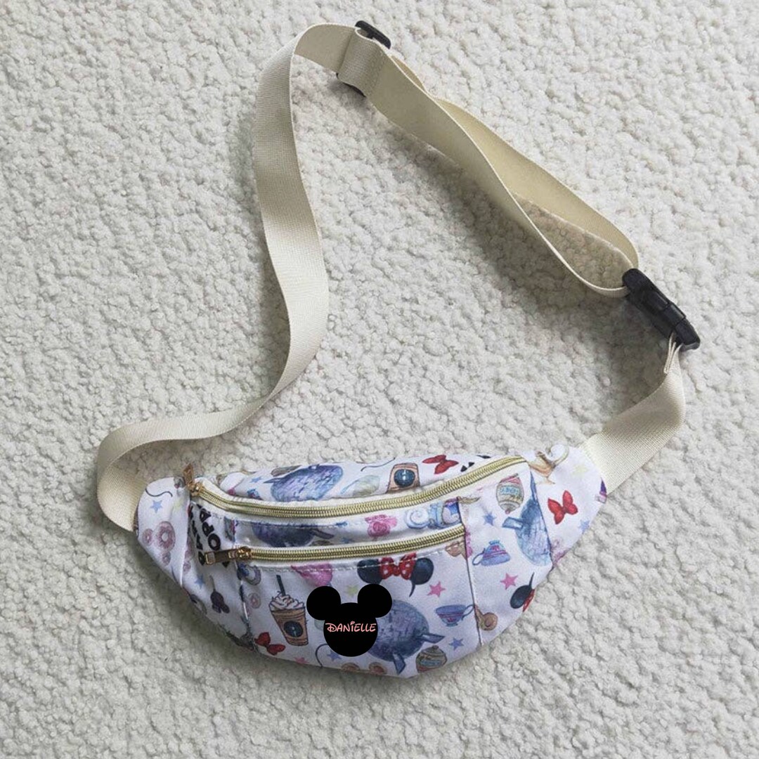 Custom Disney Fanny Pack Disney Sling Bag Disney Travel Bag Etsy