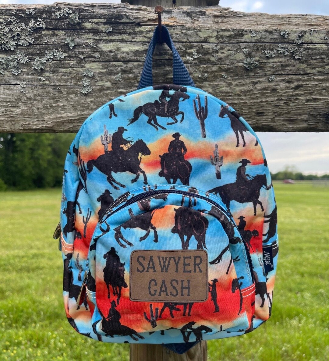 Cowboy Backpack, Cowboy Mini Bacpack, Western Backpack, Cowboy Diaper