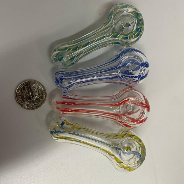 Small glass pipe assorted colors