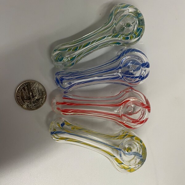 Bundle of 3 glass pipes 2.5 inch