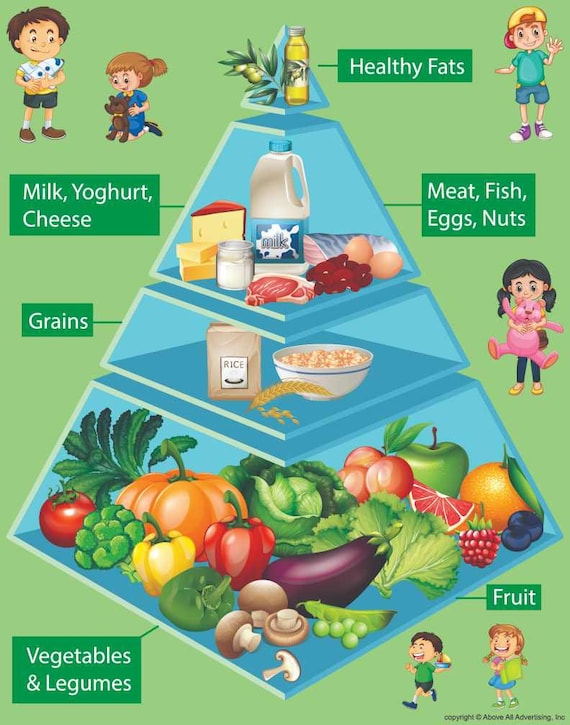 food-pyramid-chart-poster