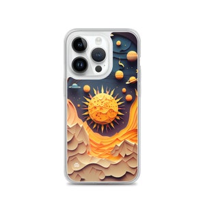 Solar System Phone Case fit for iPhone 15 Pro Max, 14, 13, 12, 11 | Available for most of Pro, Pro Max and Mini iPhone Models