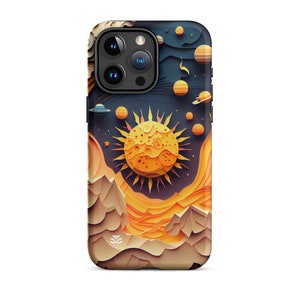 Solar System Phone Case fit for iPhone 15 Pro Max, 14, 13, 12, 11 | Available for most of Pro, Pro Max and Mini iPhone Models