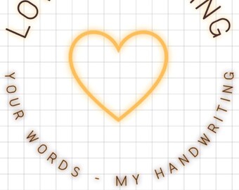 Handwritten cards and letters Handwritten Beautiful writing Individual cards Card inserts Paper sheets Stationery