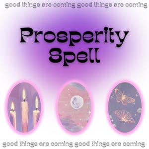 Prosperity Spell