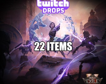 Path of Exile 2 Twitch Drops - 22 Items - Attachments - Effects - Portal - Pets