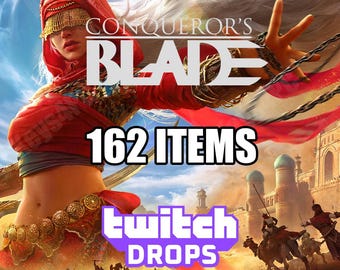 Conquerer's Blade Twitch Drops - 162 Items - Stones, Unite Medals, Treatise & Glory
