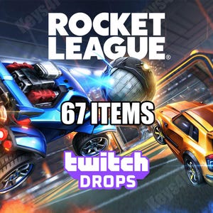 Rocket League Twitch Drops - 67 Items - Wheels + Splashes + Paintings