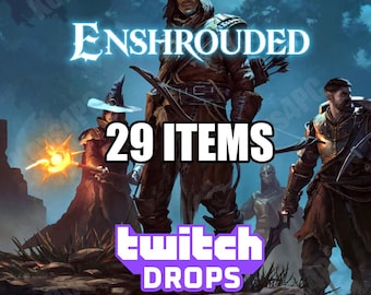 Enshrouded - 29 Items - Twitch Drops - Clothing + Armor + Decorations + Trophies - Worldwide