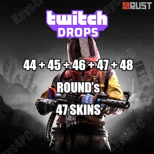 Recompensas de Twitch para Rust - Rondas 44, 45, 46, 47 y 48 - 47 aspectos - Mundial