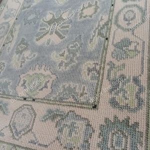 RADY TO SHIP 6X9, 3X5,2X3 sale Oushak Made to Order (In Any Size!!!!!) Geometric Knotted  Modern Oushak rug fast delivery