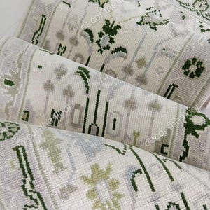 2.6x12 Green oushak rugrug Modern Oushak rug delivery large area