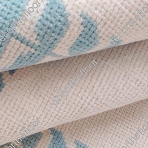 8x10 blue Oushak rug Made to Order (In Any Size!!!!!) Geometric Knotted Modern Oushak rug/ large area rug/pastel/sage/muted oushak rug.