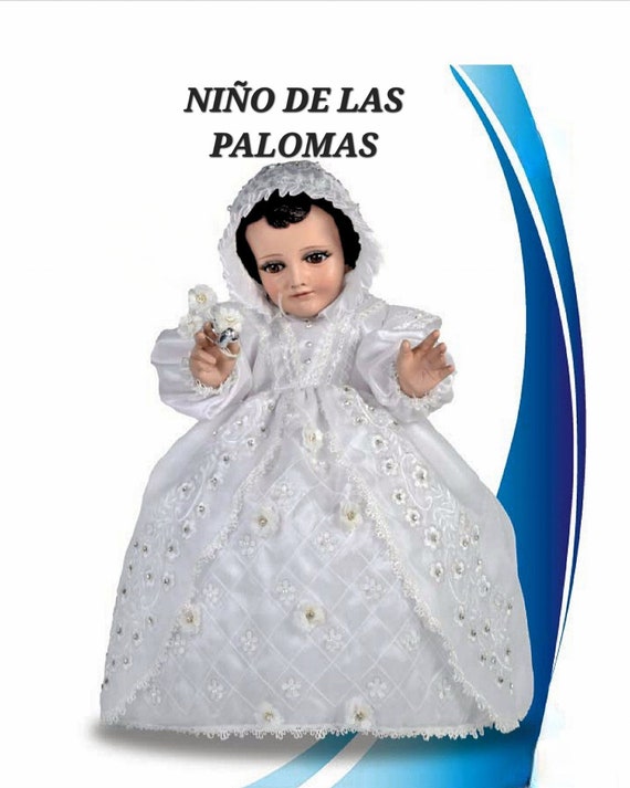 Trajecito Lujo Niño De Las Palomas, Niño Dios Con Accesorios