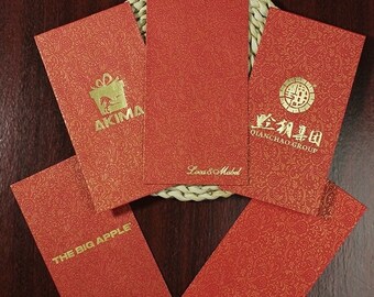 Custom Red Envelopes: Personalized Lucky Money Gift Packets (100pcs)
