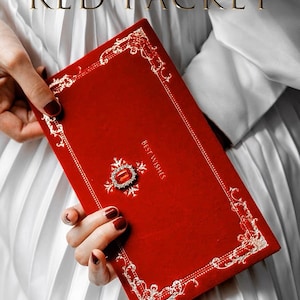 Paquet de 2 doubles bonheurs premium Joyeux mariage chinois estampé à chaud velours rouge enveloppe porte-bonheur personnalisé paquet cadeau