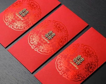 Double Happiness Red Envelopes: Chinese Wedding Money Gift (10pcs)
