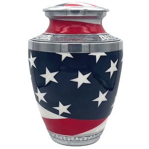 OVERSTOCKED - Eternal America Large Cremation Urn for Ashes - Adult Human Urn with FREE Matching Memorial Evite