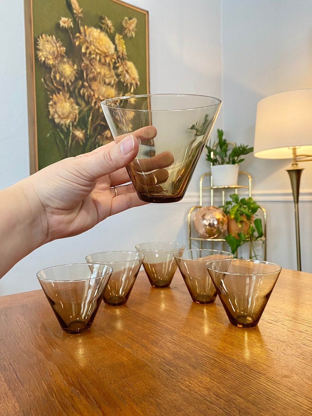 Vintage Libbey Martini Glasses Etsy