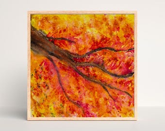 Autumn, Fine Art Print of Original Watercolor Art
