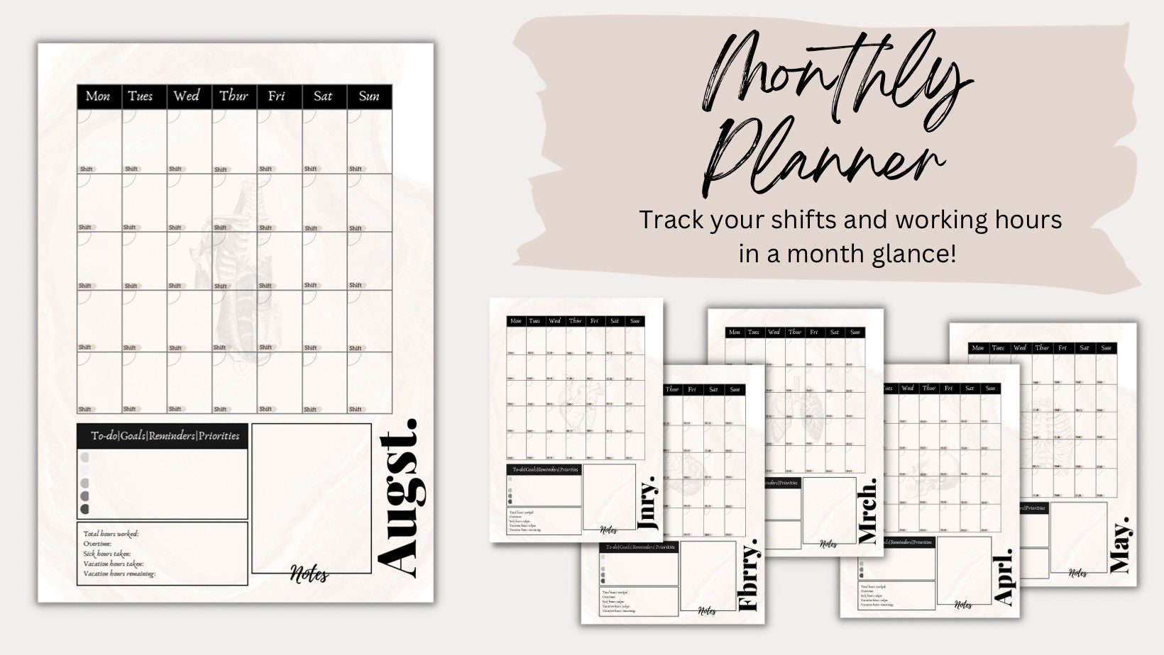 Planner for Nurses Etsy