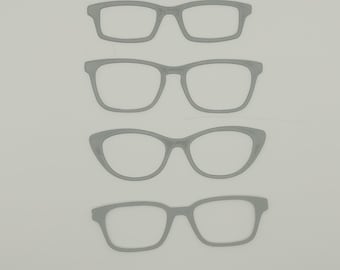3D Printed Eye Glass Topper Blank With Square N52 Magnets