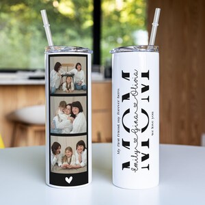 Personalized Mum Tumbler- Mother&#39;s Day Tumbler- Custom Gift for Mum - Mum&#39;s Birthday Gift - Thank You Mum Gift - Unique Present for Mom