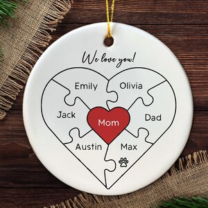 Personalized Mum Gift - Mother&#39;s Day Ornament - Custom Gift for Mum - Mum&#39;s Birthday Gift - Thank You Mum Gift - Unique Present for Mom