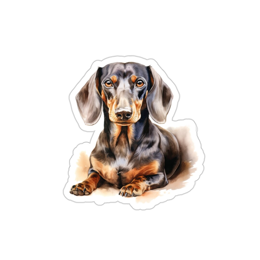 Dachshund Watercolor Print Dog Art Print Dachshund Gift - Etsy