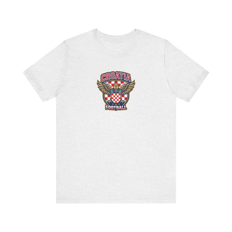 Camiseta con el escudo de la selección croata de fútbol 2026 / Camiseta para aficionados al fútbol de Croacia / Camiseta vintage de día de partido de Croacia / Regalo para aficionados al Mundial para hombres y mujeres imagen 3