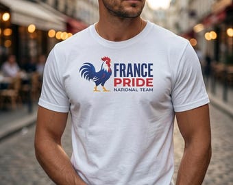 Maglia Francia Mondiali di calcio 2026 / Maglietta per tifosi della nazionale francese / Regalo per i tifosi di calcio orgogliosi della Francia / Maglia per il giorno della partita