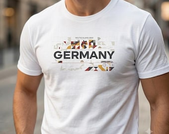 Germany Soccer Fan Shirt | World Cup 2026 Germany Football Jersey Style Tee | German National Team Supporter Gift Unisex T-Shirt