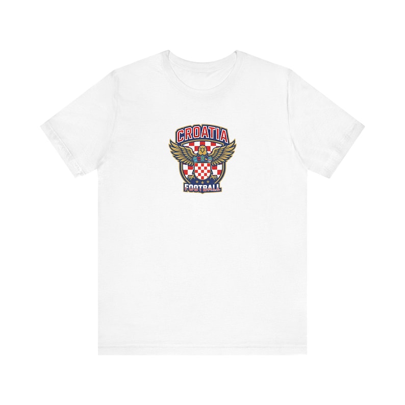 Camiseta con el escudo de la selección croata de fútbol 2026 / Camiseta para aficionados al fútbol de Croacia / Camiseta vintage de día de partido de Croacia / Regalo para aficionados al Mundial para hombres y mujeres imagen 2