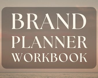 Quaderno di lavoro per la pianificazione del marchio, Costruisci un marchio forte, Progetto del marchio, Kit di strumenti per la strategia del marchio, Quaderno di lavoro sul branding per le piccole imprese