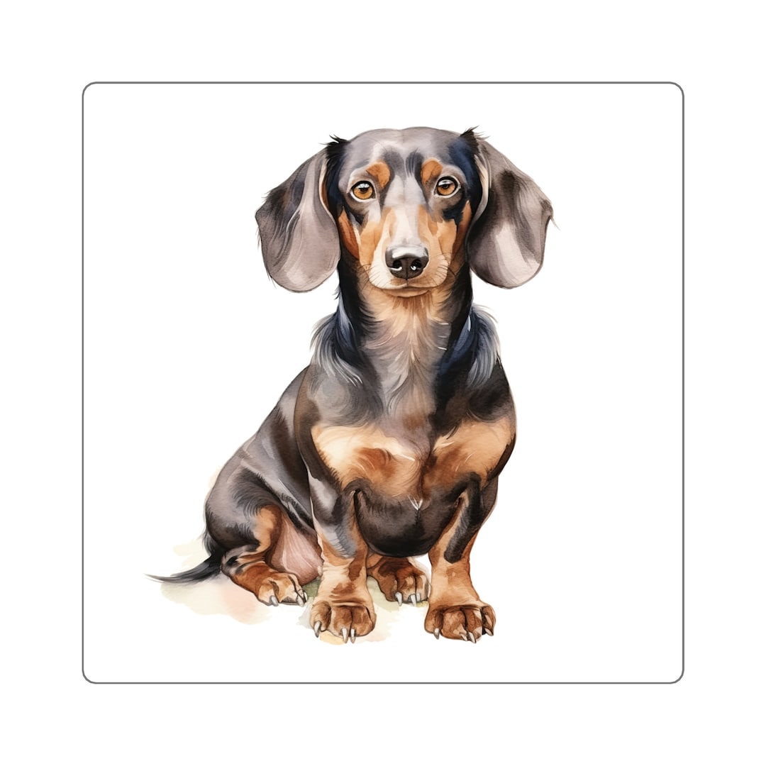 Dachshund Watercolor Print Dog Art Print Dachshund Gift Watercolor Dog ...