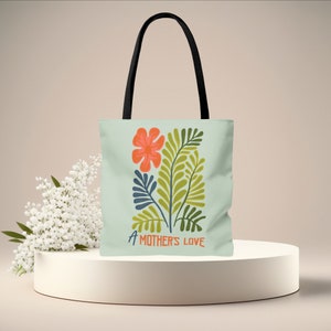 A Mother Love Tote Bag, Empowering Mom Tote, Baby Shower Gift, Inspirational Bag, New Mom Gift, Thoughtful Mom Gift, Mother Stylish Carryall
