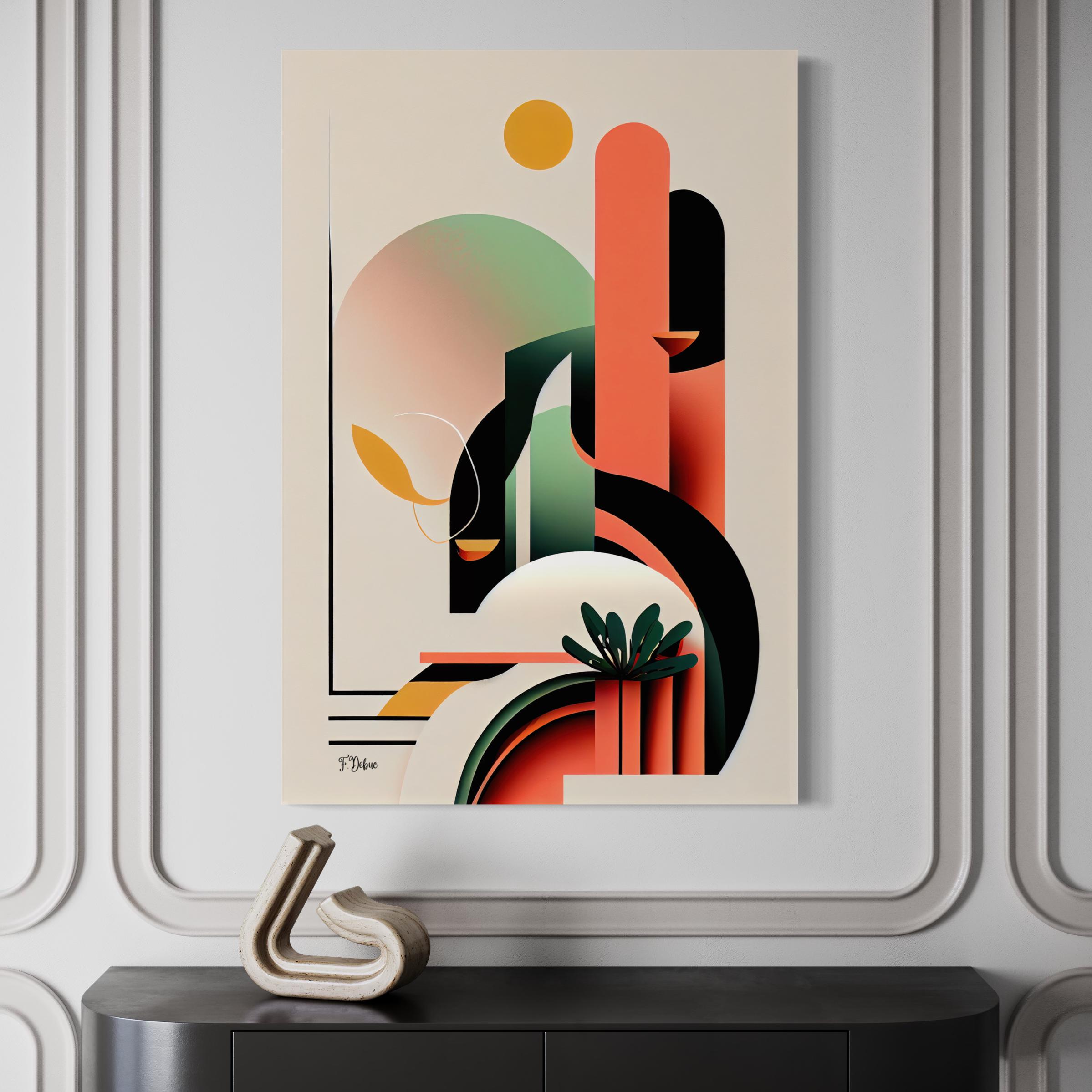 Abstract Art for Office, Minimalist Wall Art, Modern Wall Décor, Living ... - Minimalist Wall Decor For Offices With Exposed Ductwork