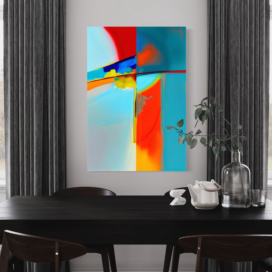 Abstract Art, Abstract Canvas Print, Figurative Art, Home Decor ...