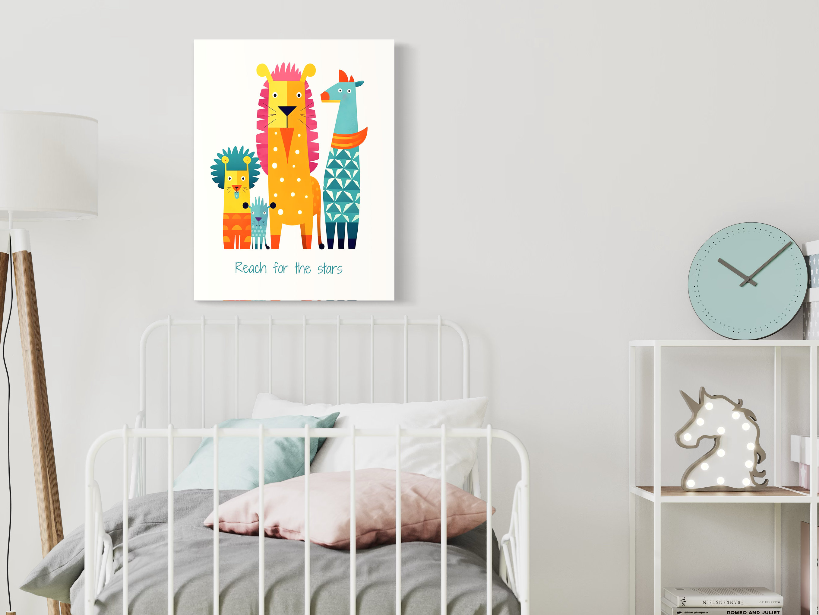 Animal Art Print, Whimsical Animal Wall Art, Quirky Animal Artwork