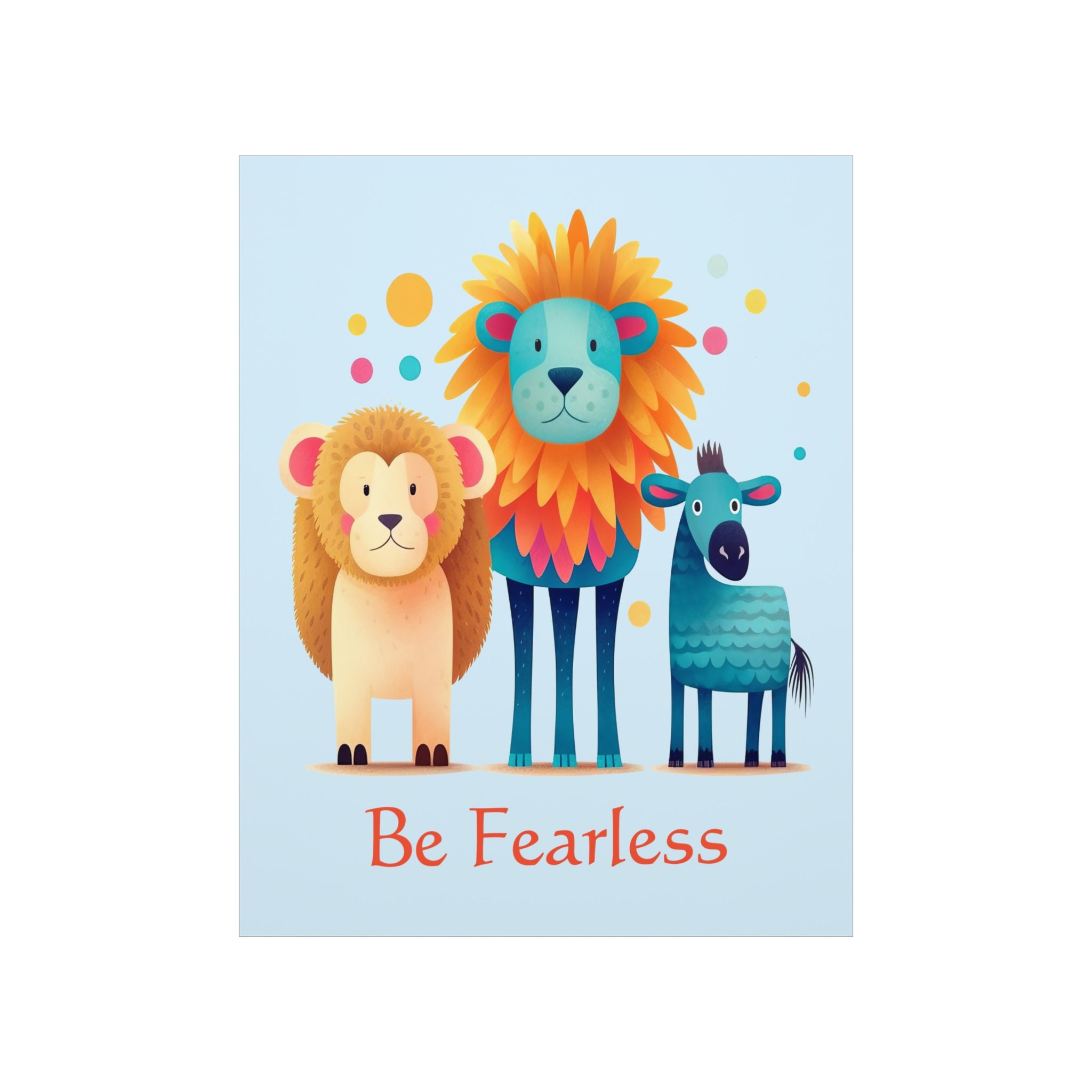 Whimsical Animal Wall Art, Quirky Animals Art, Nursery Art Print, Kids