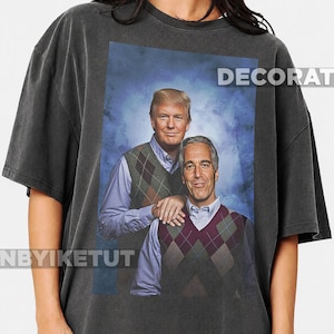 Camiseta Trump Epstein Step Brothers - Camiseta gráfica clásica de los 90 - Unisex - Piratería vintage - Regalo - Retro RZ