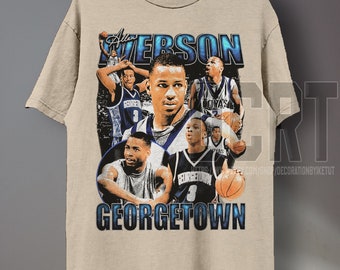 Camiseta de baloncesto vintage de Allen Iverson: camiseta unisex retro ID