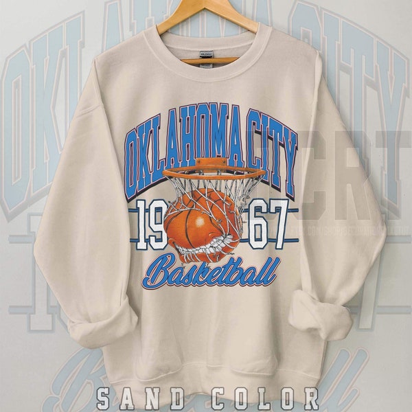 Oklahoma City Basketball Unisex NuBlend® Crewneck Sweatshirt