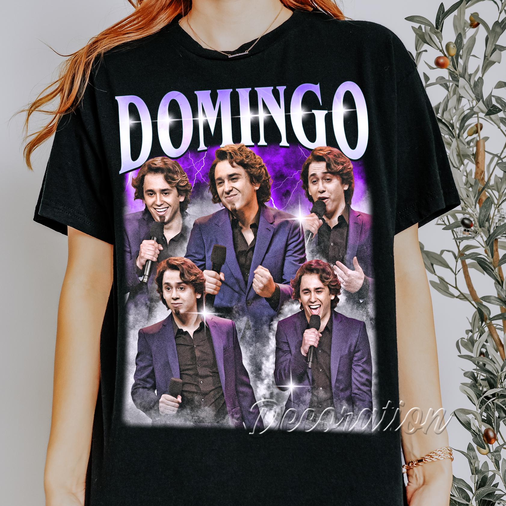 ラスト　T. Domingo's Stripe From Domingo Domingo Retro Tee, Comedy Sweatshirt, Television Show Shirt, Meme