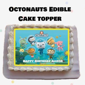 Décorations de gâteau Octonautes, décoration de gâteau comestible Octonautes