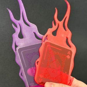 Gambit Flaming Ace of Spades Cosplay Card