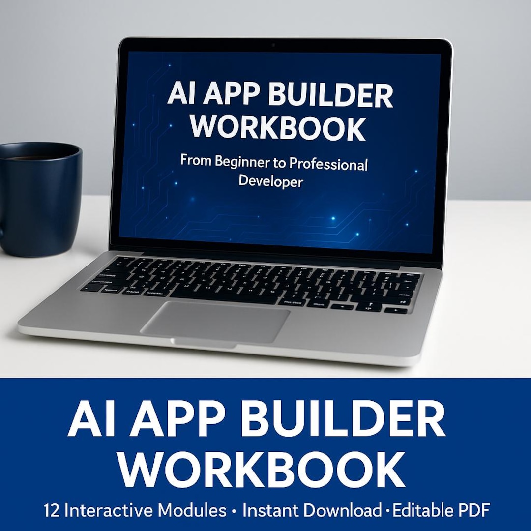 AI App Builder Workbook: Coding & Business Guide (digital PDF) - Etsy
