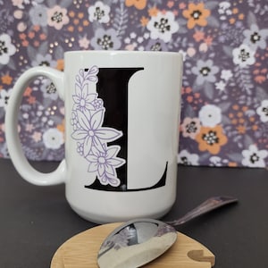 Personalized Monogrammed Mug; Custom Ceramic Mugs; Handmade Mugs; Handmade Valentine Mug; Initial Mug; Monogram Coffee Mug; Custom Name Mug